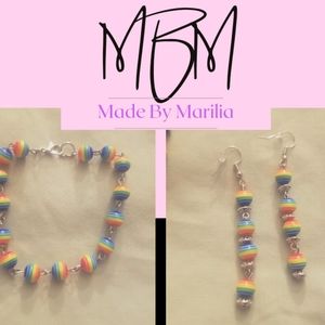Handmade Bracelet and Earrings